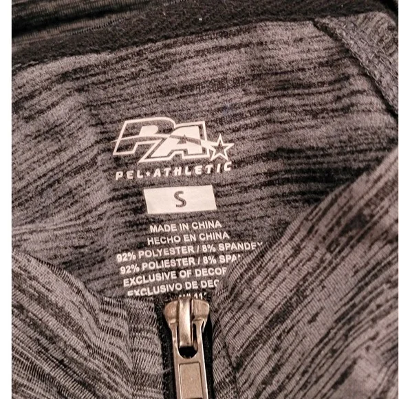 Pel Athletic Womens Lions Full Zip Track Jacket Gray Space Dye Small - Picture 7 of 7